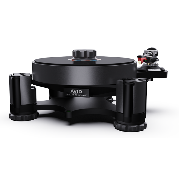 AVID HiFi Acutus Dark Iron Turntable with Mat and Clamp Upgrade