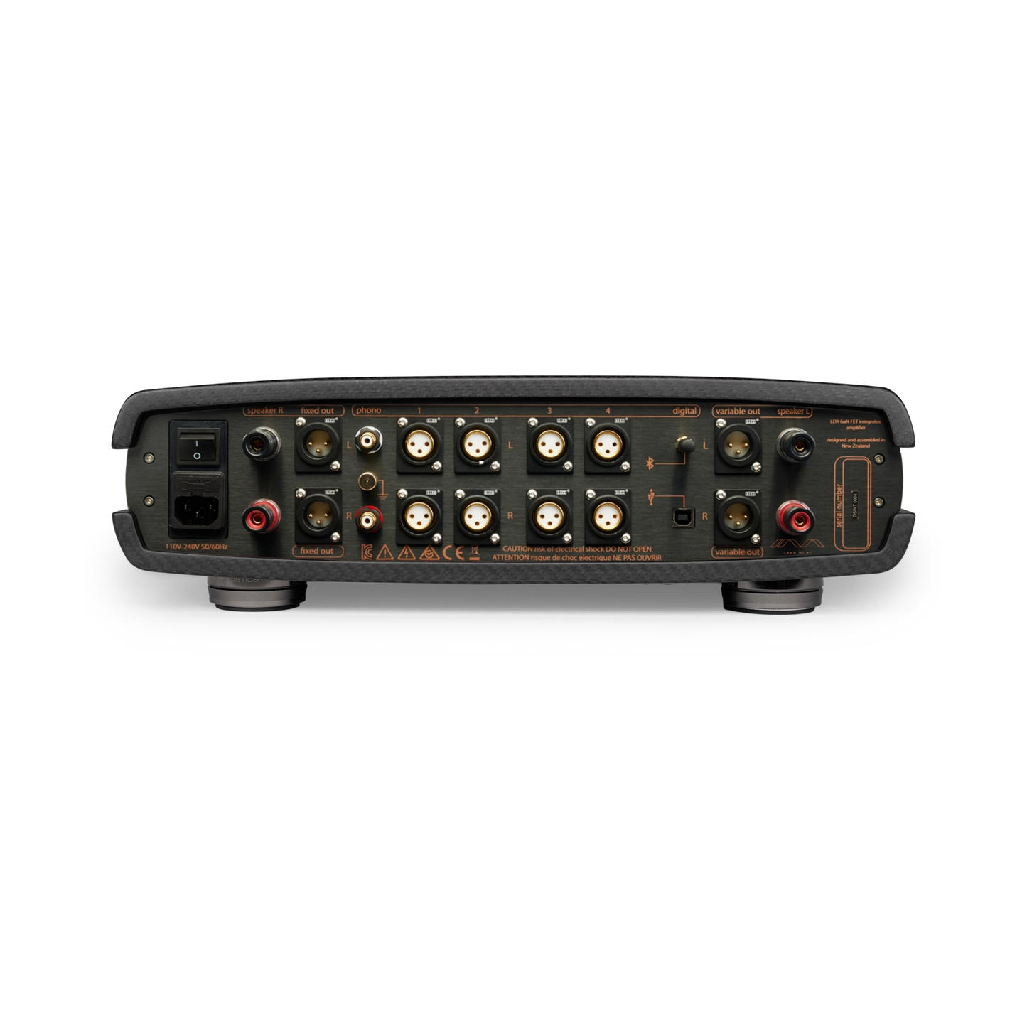 Java HiFi Double Shot 400 Integrated Amplifier - Carbon