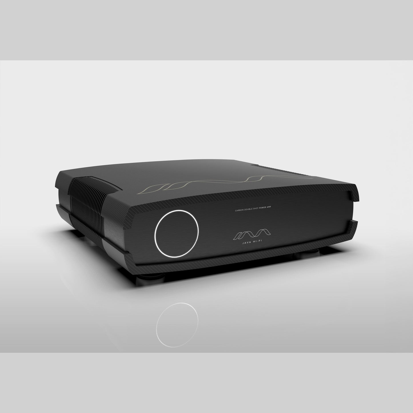 Java HiFi Double Shot GaN FET Stereo Power Amplifier - Carbon