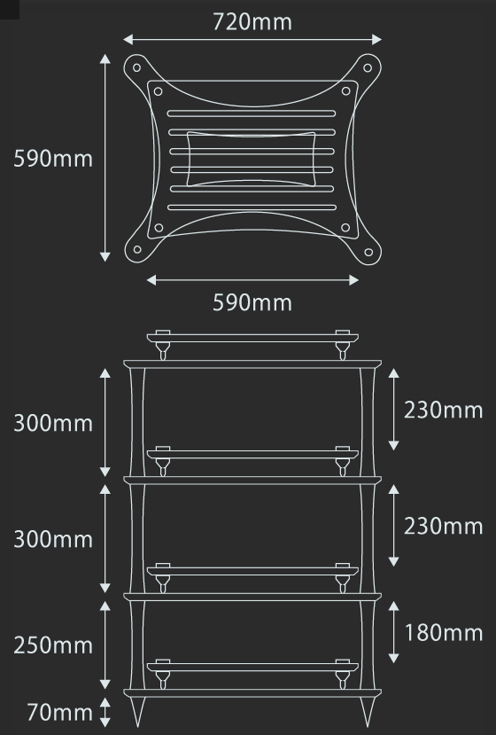 Quadraspire X-Reference Signature Custom Configured Rack