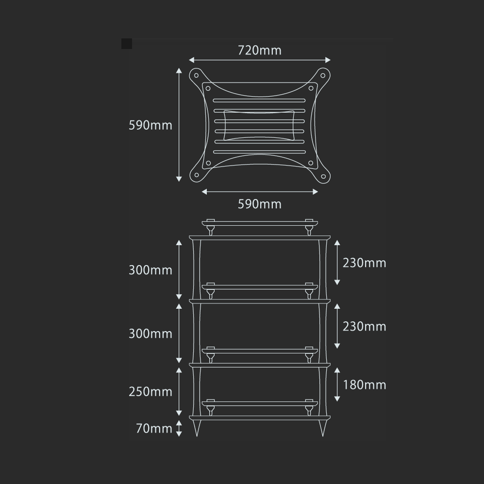 Quadraspire X-Reference Signature Custom Configured Rack