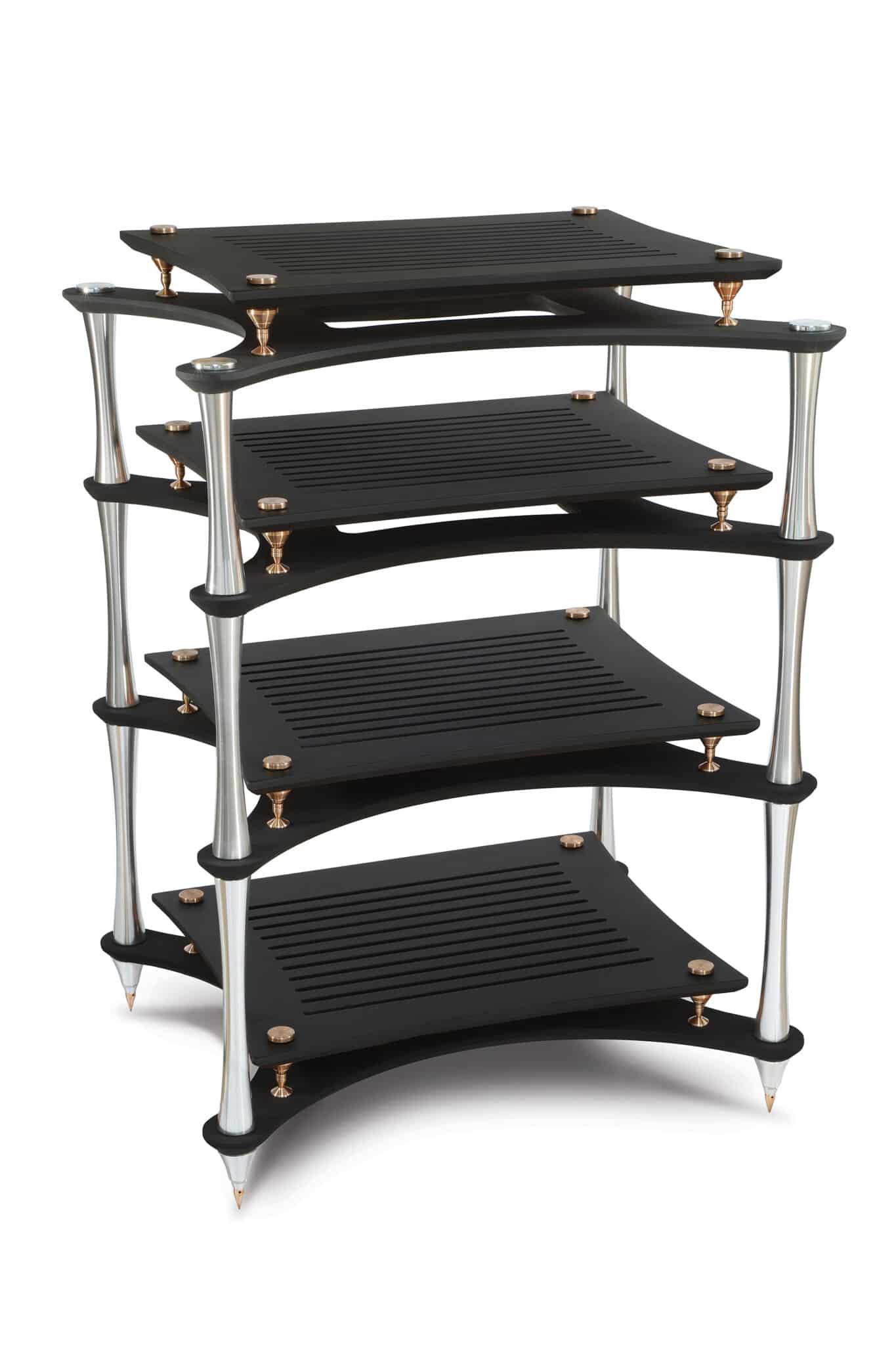 Quadraspire X-Reference Signature Custom Configured Rack - Black Nextel SVT Shelf