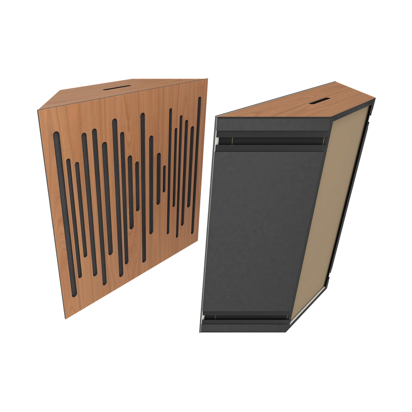 Vicoustic Super Bass Extreme Ultra Bass Trap Acoustic Panel in Locarno Cherry