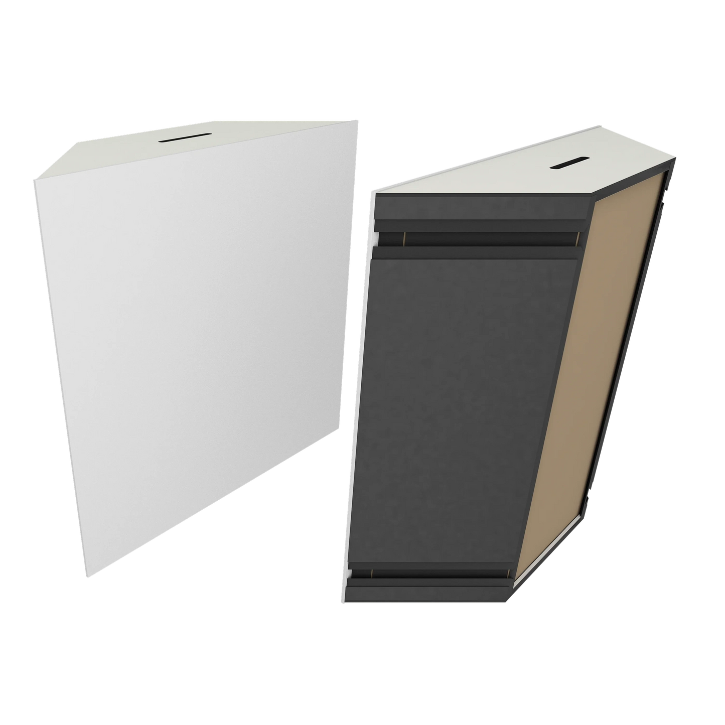 Vicoustic Super Bass Extreme Ultra VMT Bass Trap Acoustic Panel in Natural White and White Matte