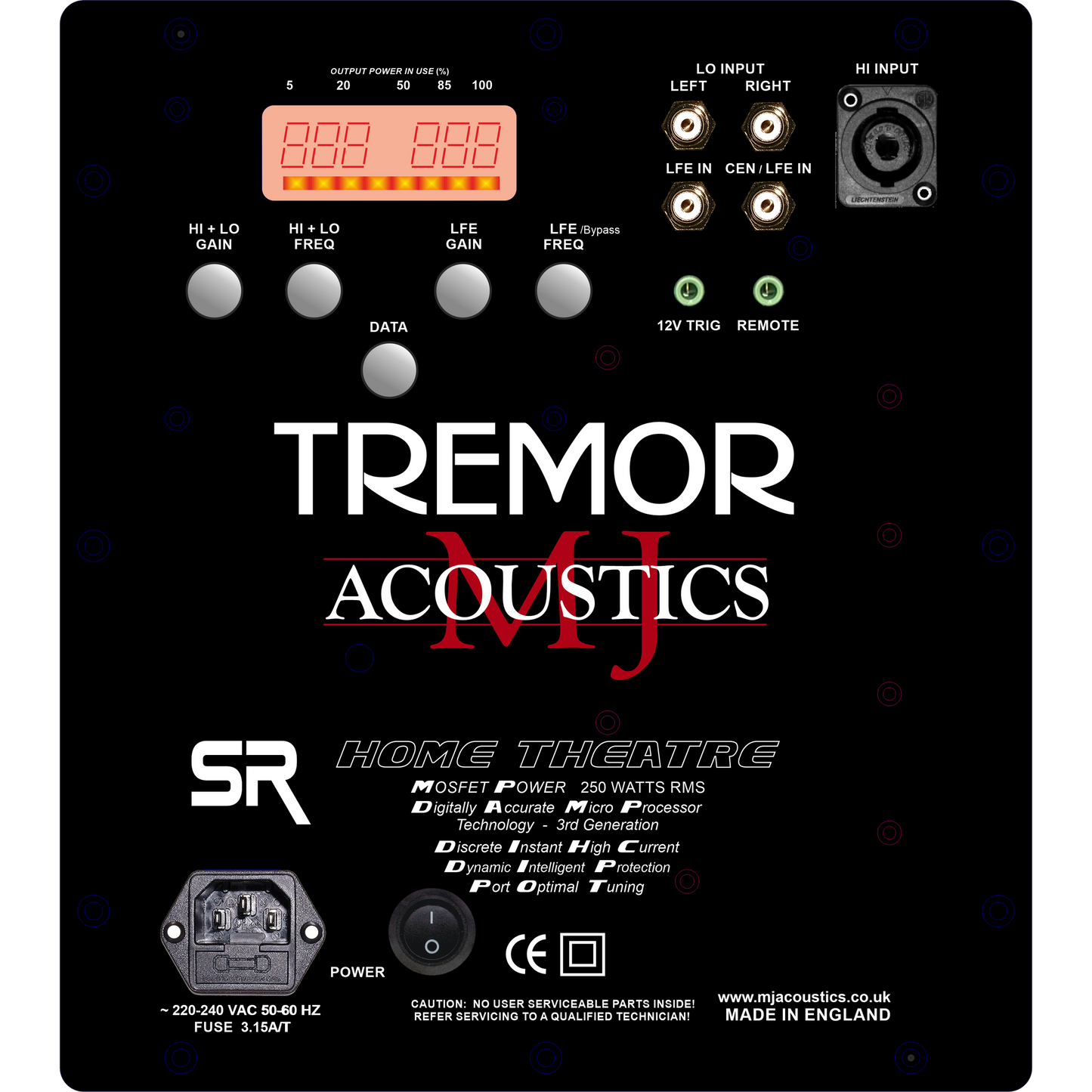 MJ Acoustics Tremor Subwoofer