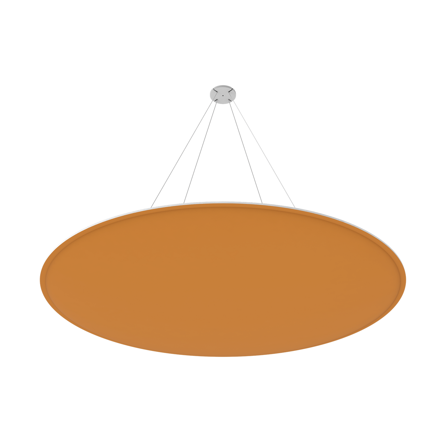 Vicoustic ViCloud VMT 3D Round Colors Sound Absorbing Acoustic Cloud in Pumpkin Orange