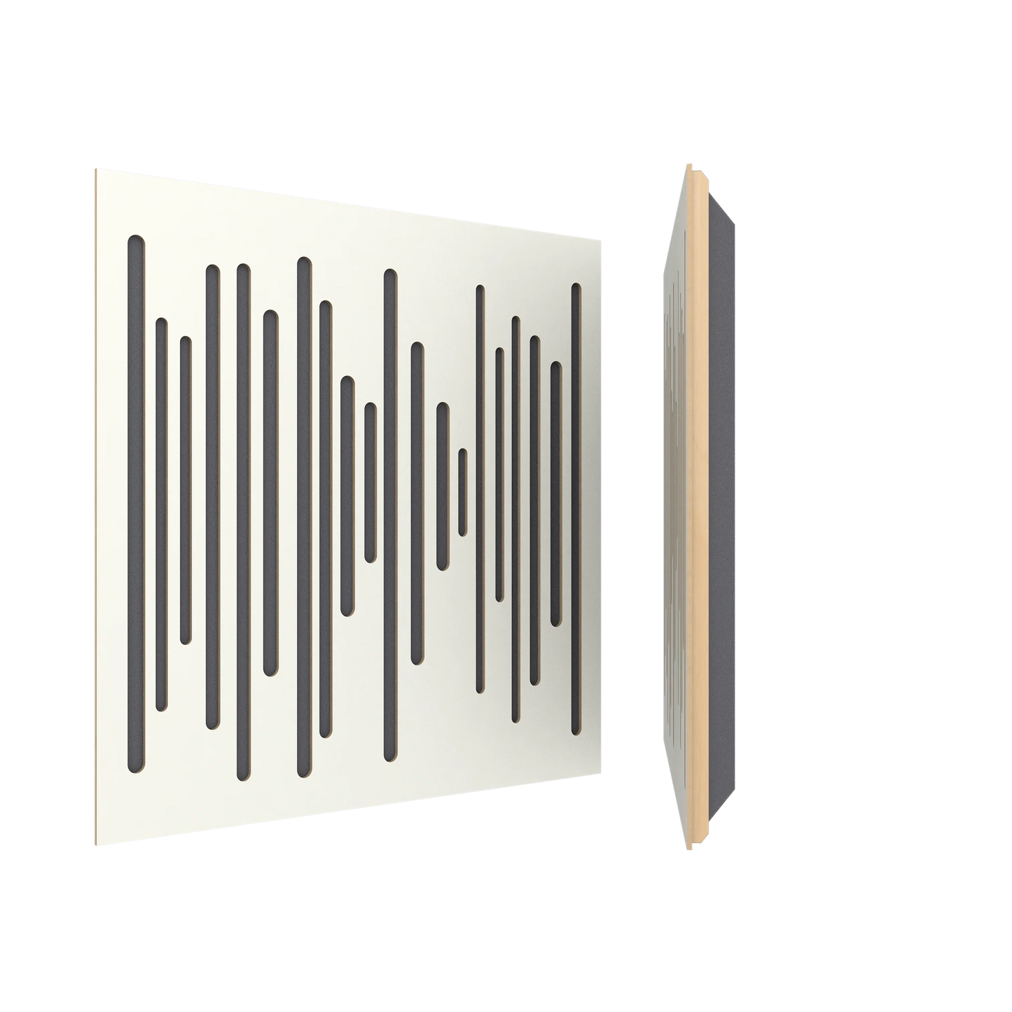 Vicoustic Wavewood Ultra Lite Sound Absorbing Acoustic Panel in White Matte