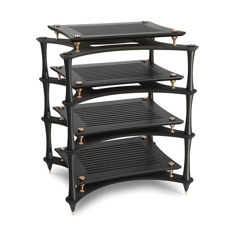 Quadraspire X-Reference Shelf without Columns, includes Bronze Feet/Locators BUNDLE SKU