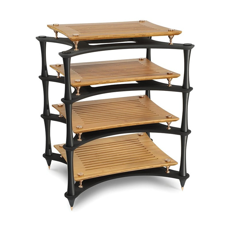 Quadraspire X-Reference Shelf without Columns, includes Bronze Feet/Locators BUNDLE SKU