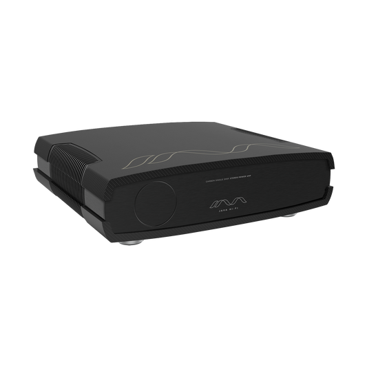 Java HiFi Single Shot GaN FET Stereo Power Amplifier - Carbon