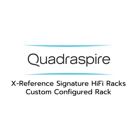 Quadraspire X-Reference Signature Custom Configured Rack - Black Nextel SVT Shelf