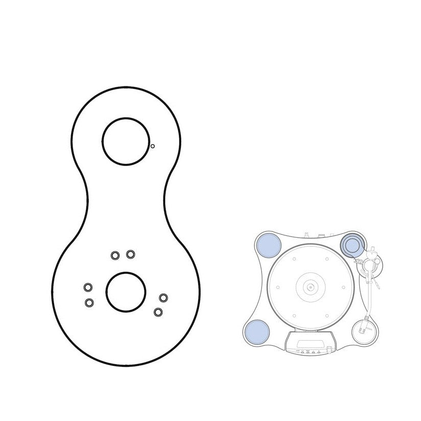Esoteric Grandioso T1 Armbase Kit
