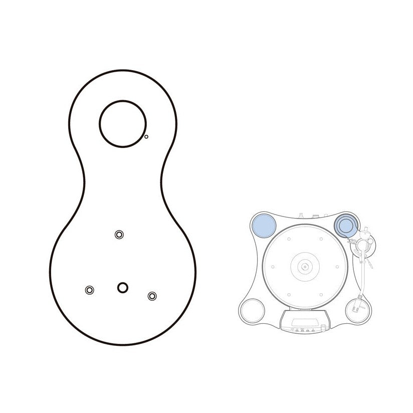 Esoteric Grandioso T1 Armbase Kit