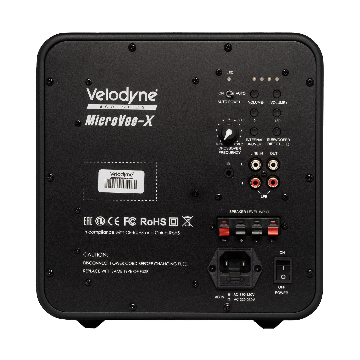 Velodyne Acoustics MicroVee X Subwoofer - B-Stock