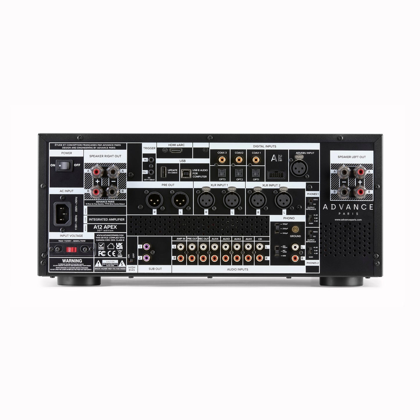 Advance Paris A12 APEX Integrated Amplifier