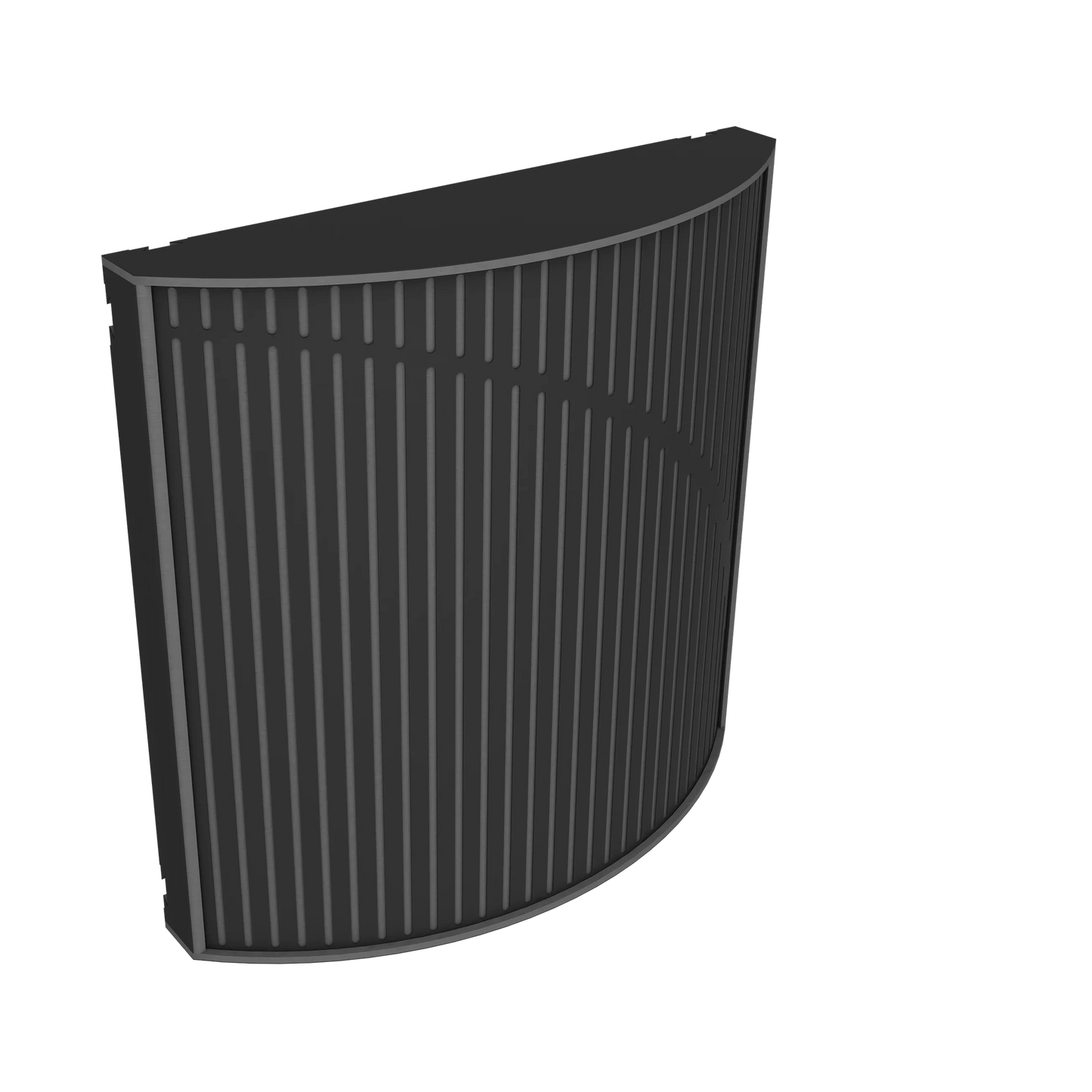 Vicoustic Cinema Round Ultra Fuser Sound Diffuser Acoustic Panel in Black Matte