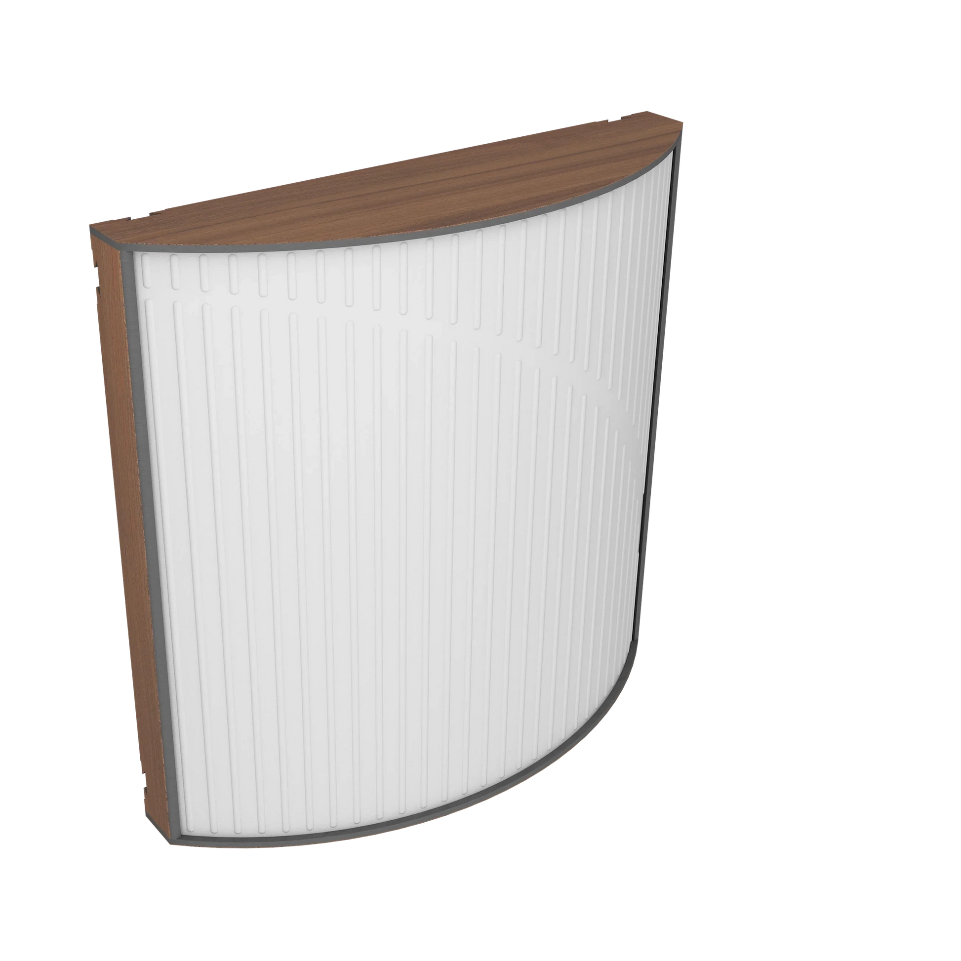 Vicoustic Cinema Round Ultra VMT Sound Absorbing Acoustic Panel in Natural White and Natural Walnut