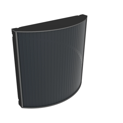 Vicoustic Cinema Round Ultra VMT Sound Absorbing Acoustic Panel in Black and Black Matte