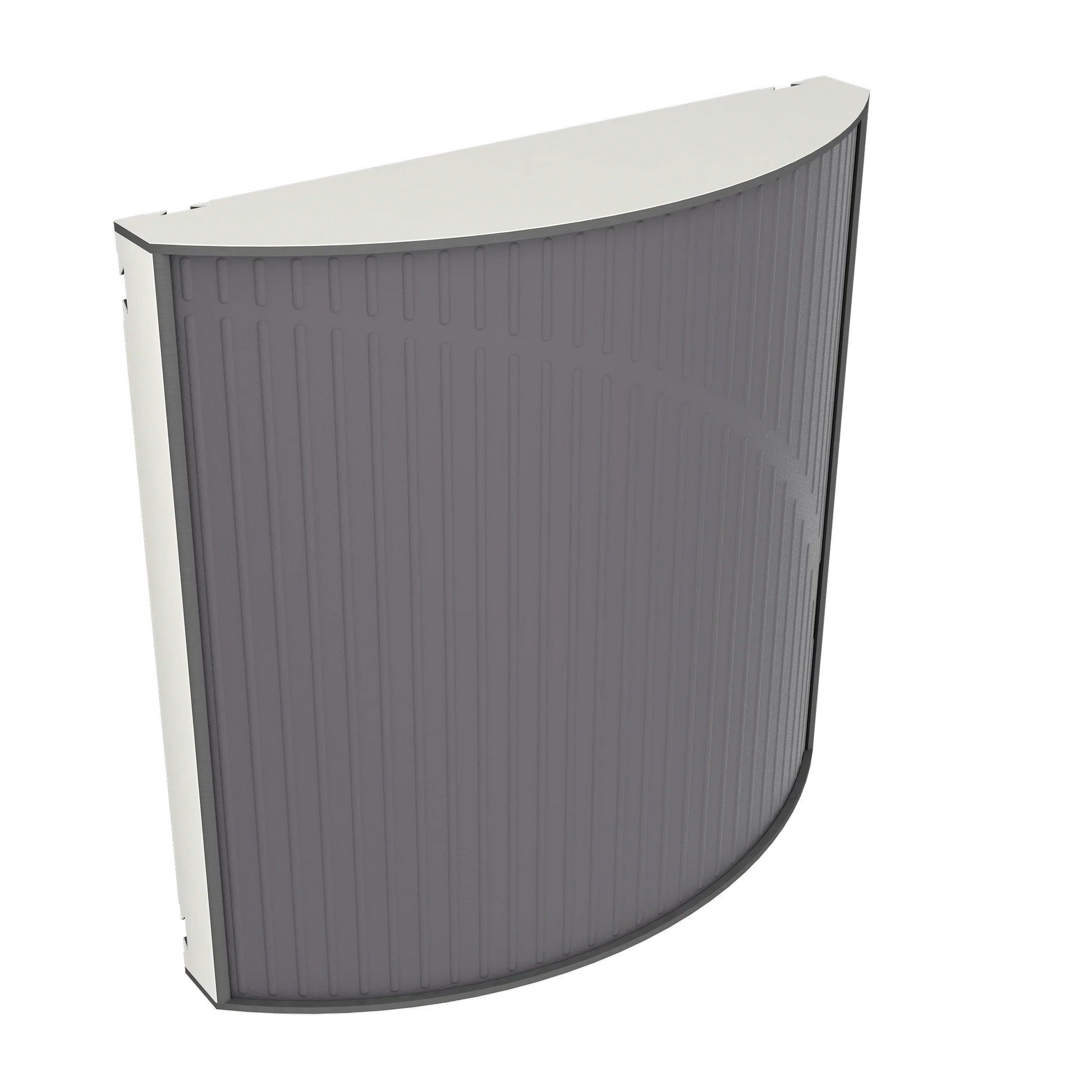 Vicoustic Cinema Round Ultra VMT Sound Absorbing Acoustic Panel in Grey and White Matte