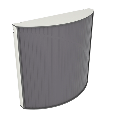 Vicoustic Cinema Round Ultra VMT Sound Absorbing Acoustic Panel in Grey and White Matte