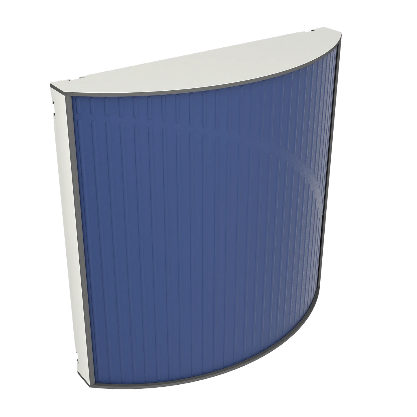 Vicoustic Cinema Round Ultra VMT Sound Absorbing Acoustic Panel in Blue and White Matte