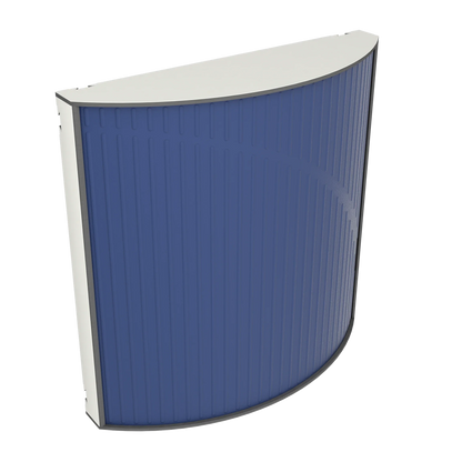 Vicoustic Cinema Round Ultra VMT Sound Absorbing Acoustic Panel in Blue and White Matte