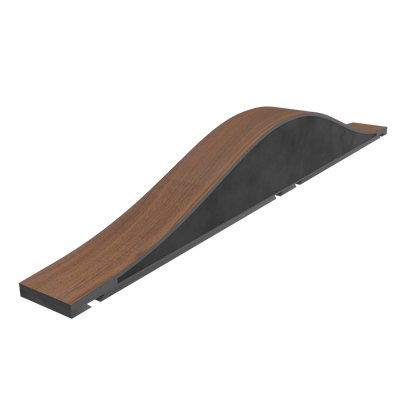 Vicoustic Flexi Wave Ultra Hybrid Sound Absorbing and Diffuser Acoustic Panel in Natural Walnut