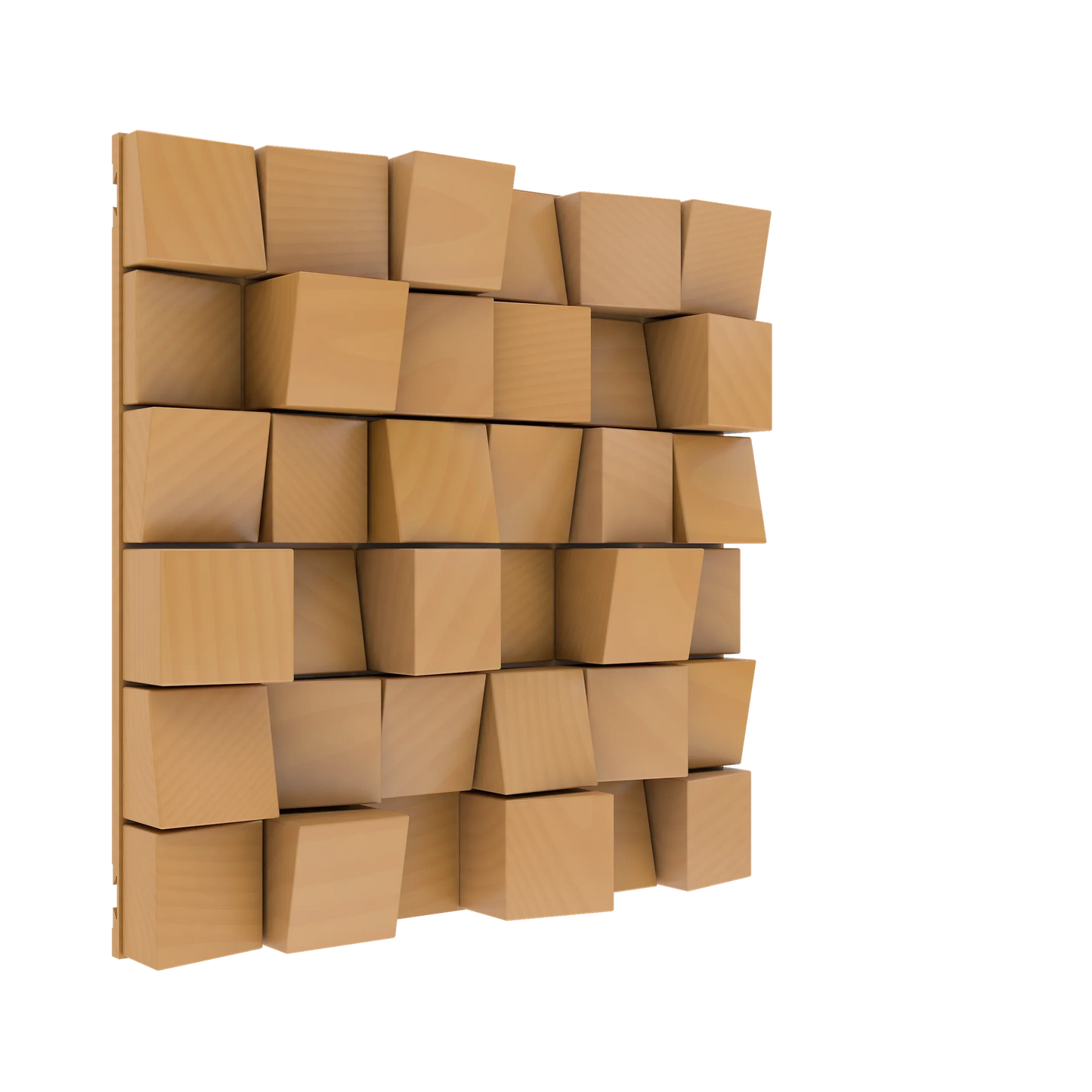 Vicoustic Multifuser Wood MKII Sound Diffuser Acoustic Panel in Natural Wood