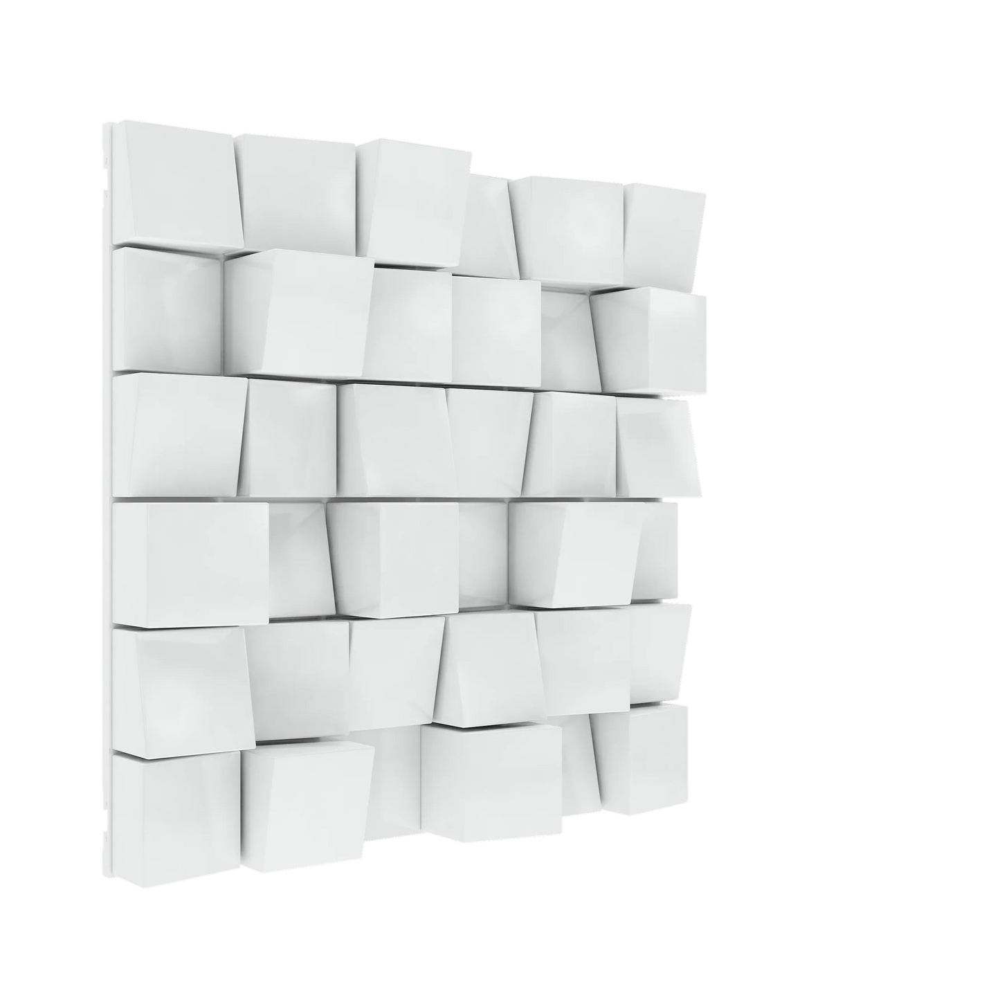 Vicoustic Multifuser Wood MKII Sound Diffuser Acoustic Panel in White Matte