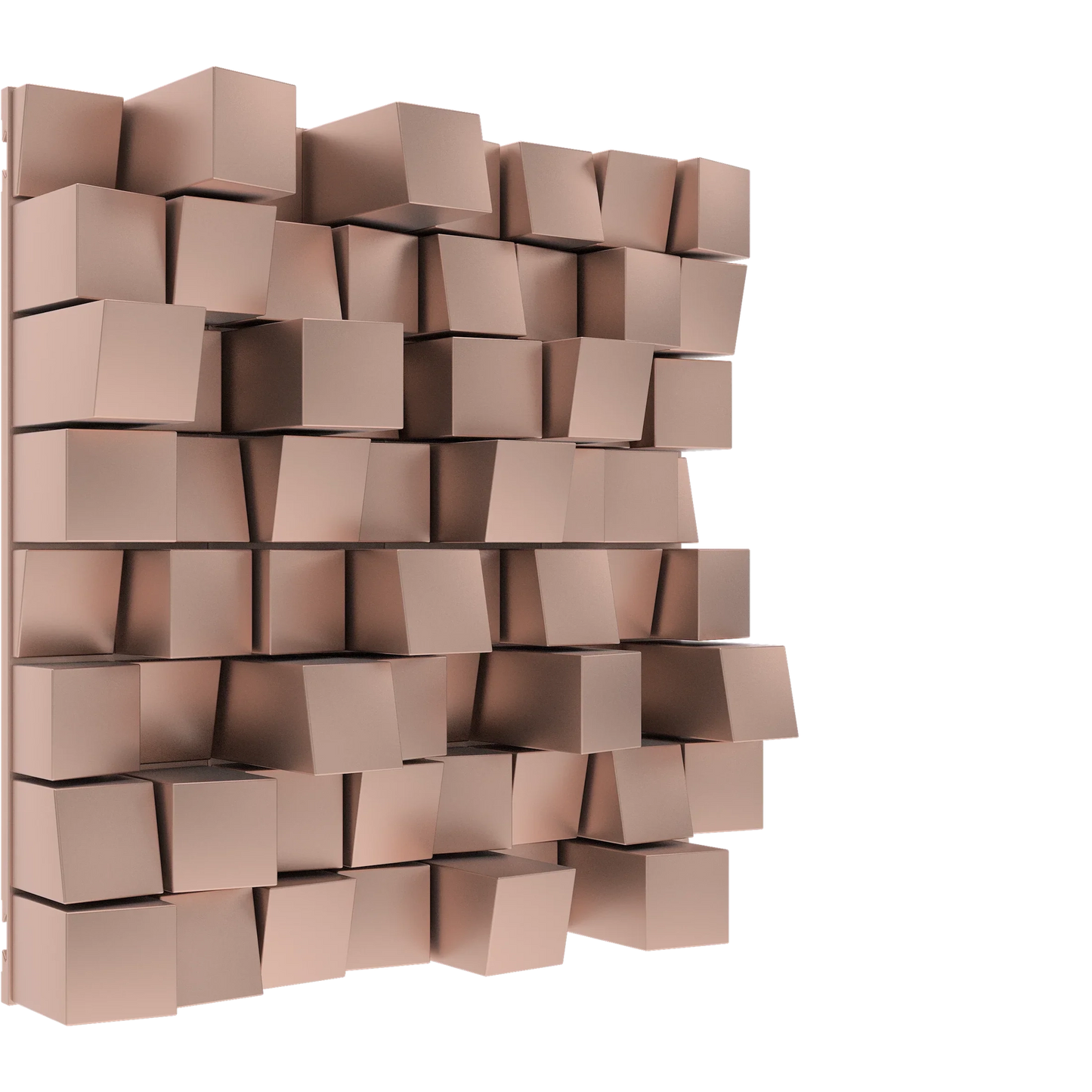 Vicoustic Multifuser Wood MKII Sound Diffuser Acoustic Panel in Metallic Copper