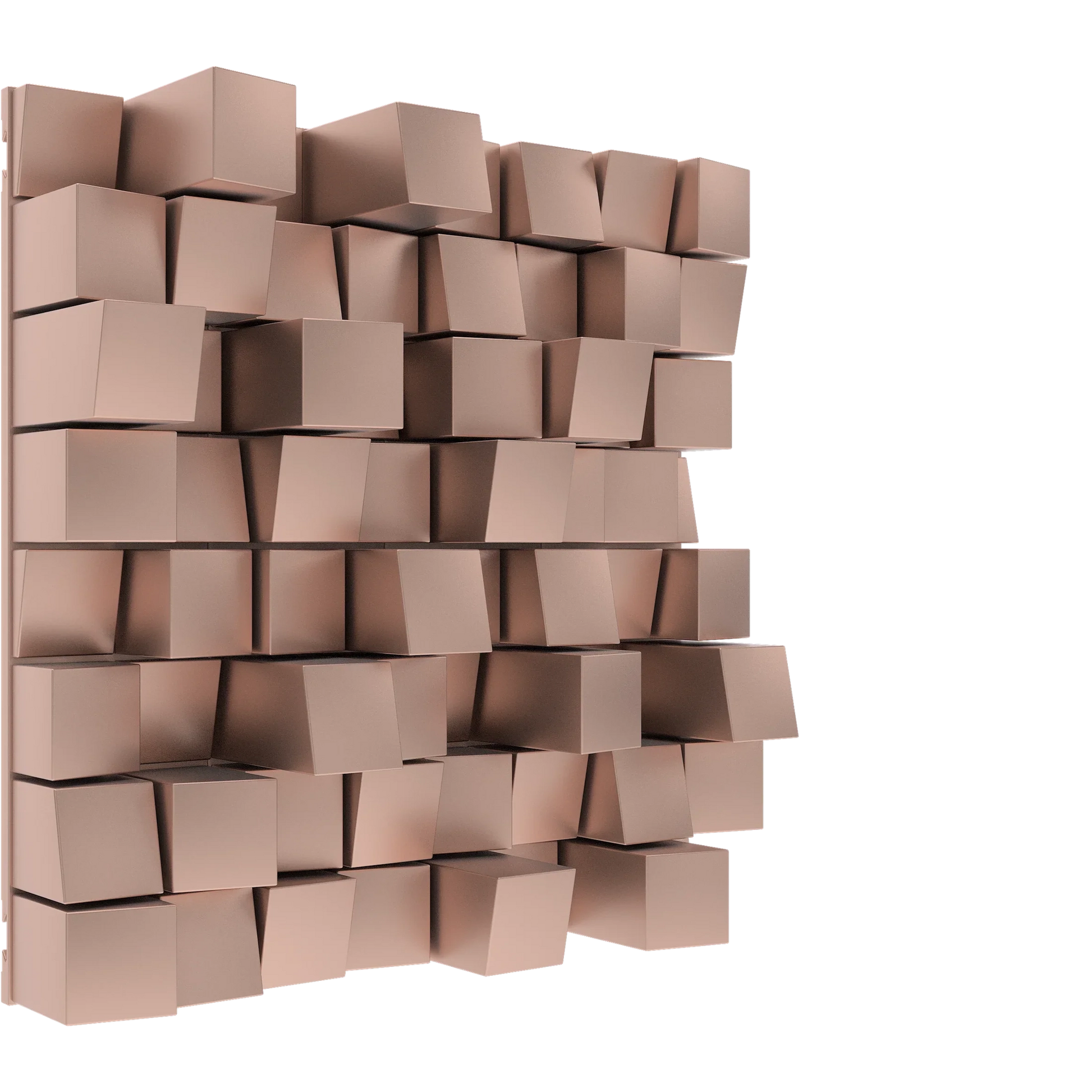 Vicoustic Multifuser Wood MKII Sound Diffuser Acoustic Panel in Metallic Copper