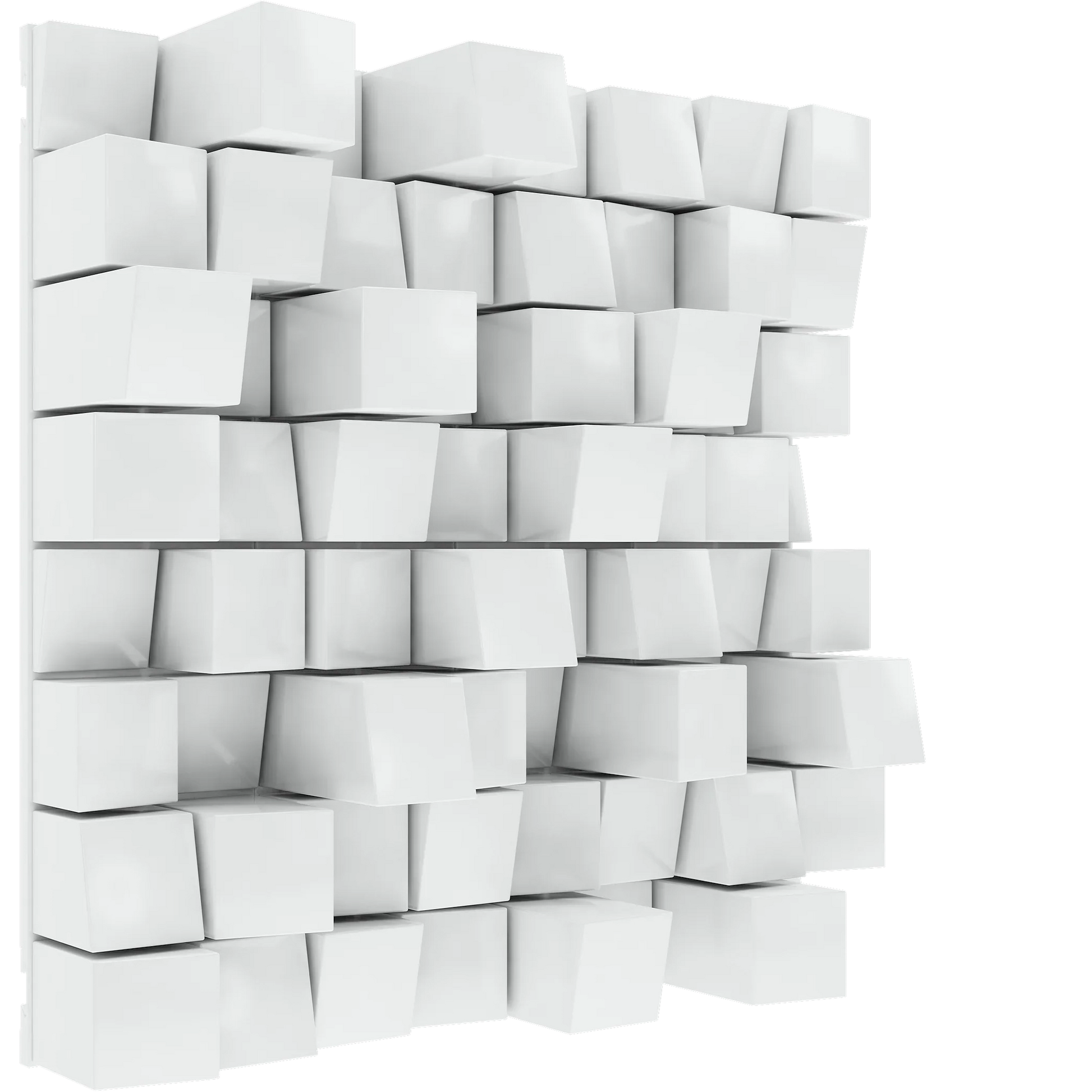 Vicoustic Multifuser Wood MKII Sound Diffuser Acoustic Panel in White Matte