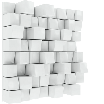 Vicoustic Multifuser Wood MKII Sound Diffuser Acoustic Panel in White Matte