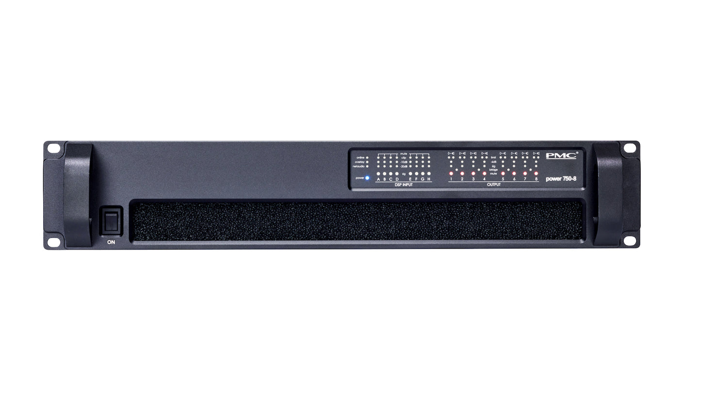 PMC power750-8 Eight Channel Amplifier