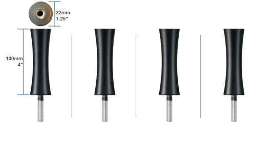 Quadraspire SV100/32mm (4") Columns (set of 4)