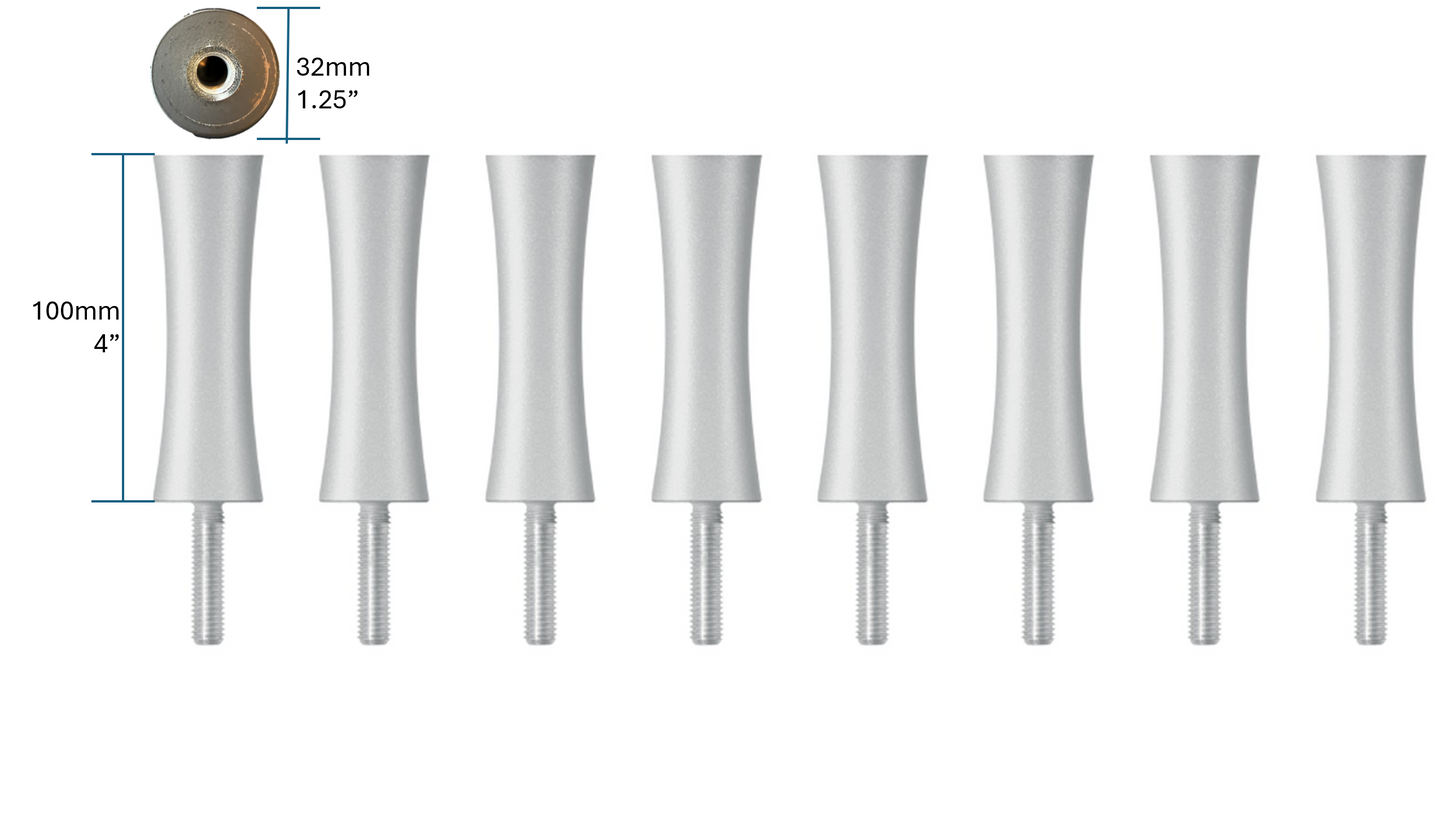 Quadraspire SV100/32mm (4") Columns (set of 8)