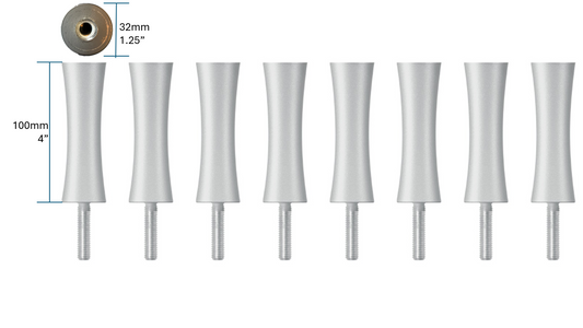 Quadraspire SV100/32mm (4") Columns (set of 8)