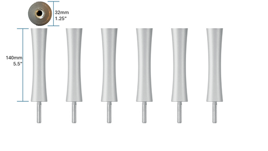 Quadraspire SV140/32mm (5.5") Columns (set of 6)