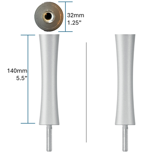 Quadraspire SV140/32mm (5.5") Columns (set of 2)