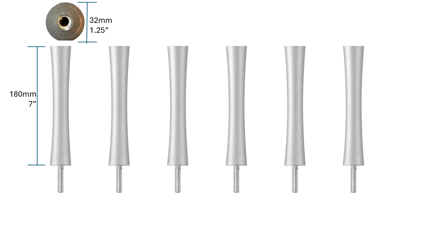 Quadraspire SV180/32mm (7") Columns (set of 6)