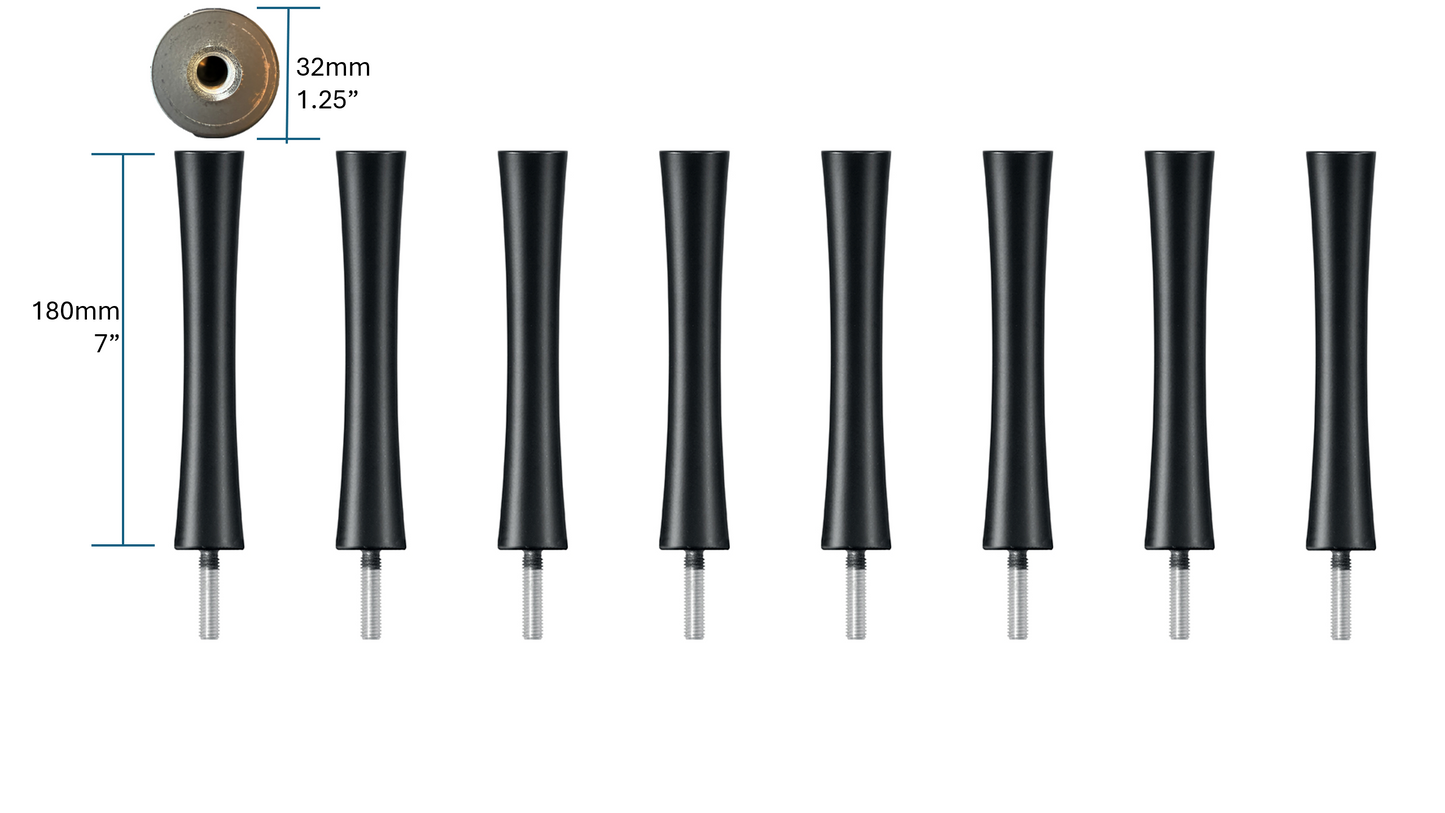 Quadraspire SV180/32mm (7") Columns (set of 8)