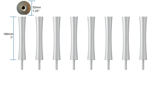 Quadraspire SV180/32mm (7") Columns (set of 8)