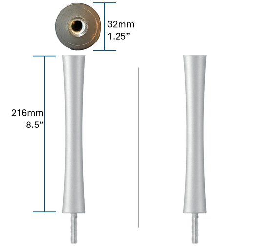 Quadraspire SV216/32mm (8.5") Columns (set of 2)
