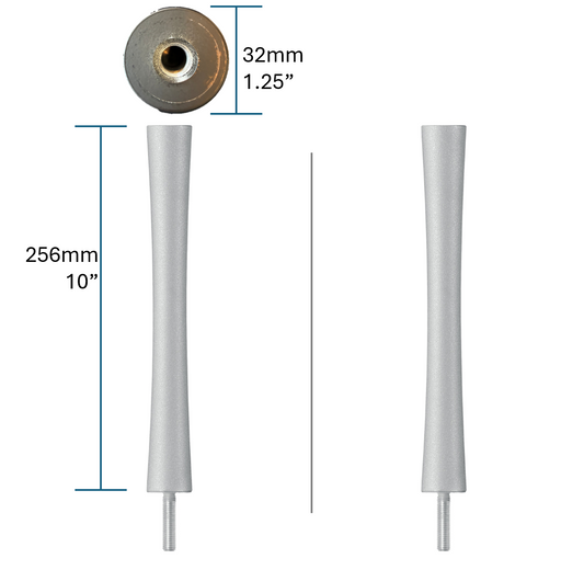 Quadraspire SV256/32mm (10") Columns (set of 2)