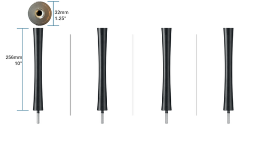 Quadraspire SV256/32mm (10") Columns (set of 4)