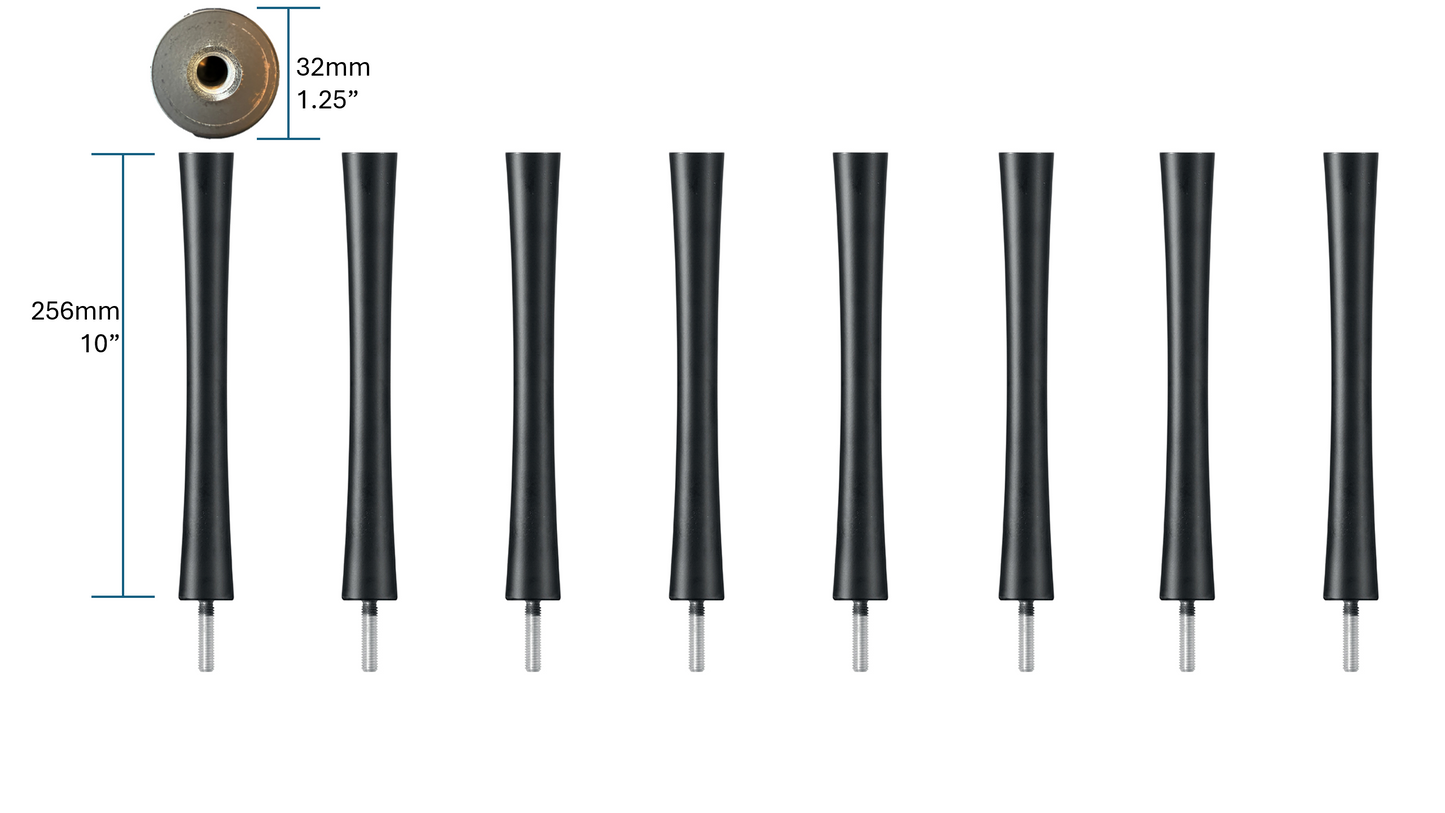 Quadraspire SV256/32mm (10") Columns (set of 8)