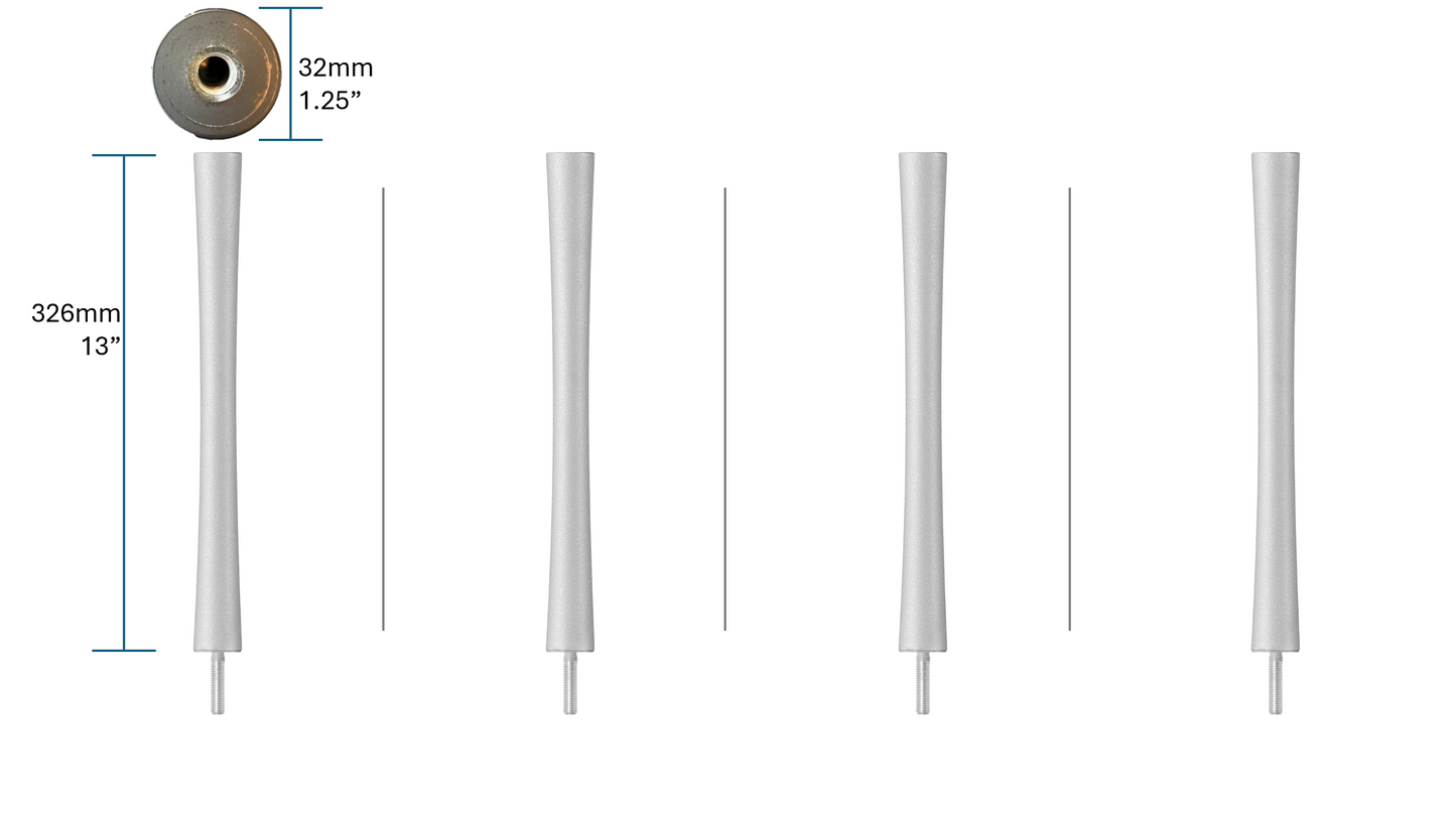 Quadraspire SV326/32mm (13") Columns (set of 4)