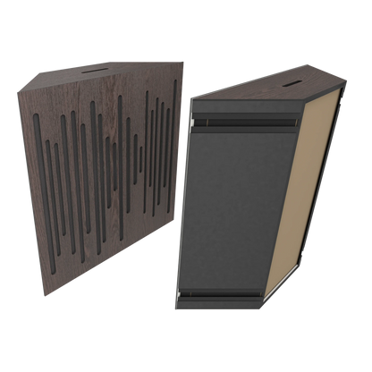 Vicoustic Super Bass Extreme Ultra Bass Trap Acoustic Panel in Dark Wenge
