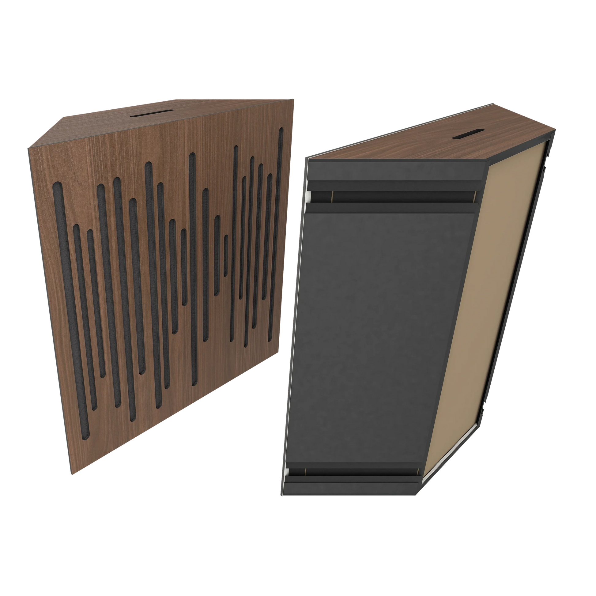 Vicoustic Super Bass Extreme Ultra Bass Trap Acoustic Panel in Dark Walnut