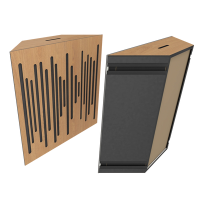Vicoustic Super Bass Extreme Ultra Bass Trap Acoustic Panel in Natural Oak